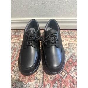 Anodyne No. 12 Mens Black Leather Casual Dress Shoes M012-10-M-100 Size 10M NEW